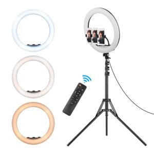 21 Inches Ring Light – 54cm Led Soft Ring Light With Tripod And Remote
